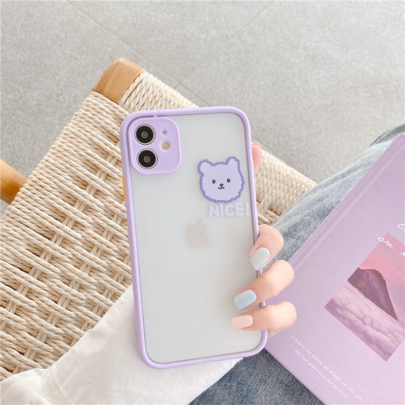 Ốp lưng iphone nhám 4 mặt thú 5/5s/6/6plus/6s/6splus/7/7plus/8/8plus/x/xr/xs/11/12/pro/max/plus/promax - Awifi Case U6-2