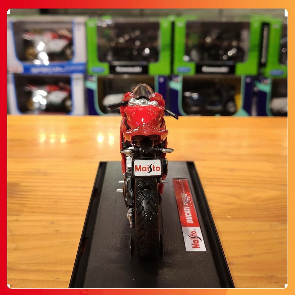 XE MÔ HÌNH - MOTO Siêu xe Ducati 1199 Panigale - MAISTO tỷ lệ 1:18