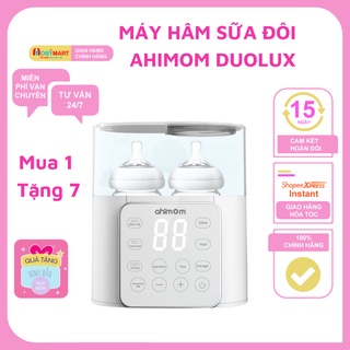 Máy hâm sữa Ahimom DuoLux - máy hâm sữa đôi và tiệt trùng đa năng - MobyMart