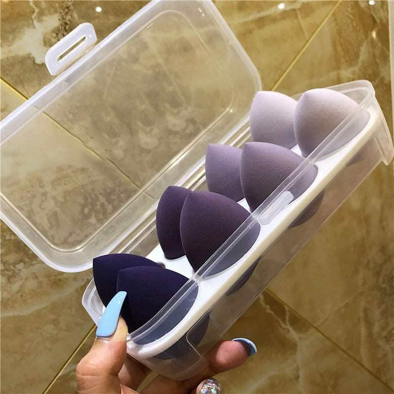 Bộ 8 Miếng Bông Trứng Tán Kem Nền Mịn Sịn Siêu Xinh