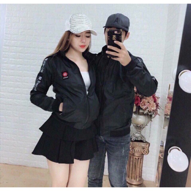 Áo khoác cặp nam nữ dù 2 lớp cao cấp ms606