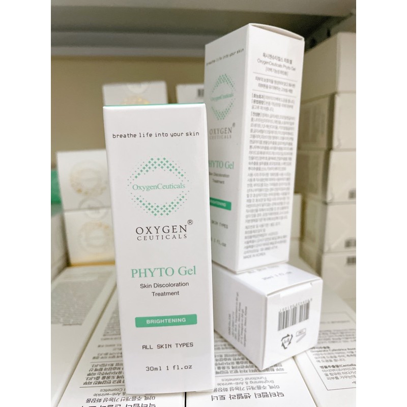 Full hộp 30ml Gel Phyto Oxygen Ceuticals cấp ẩm, căng bóng sáng da