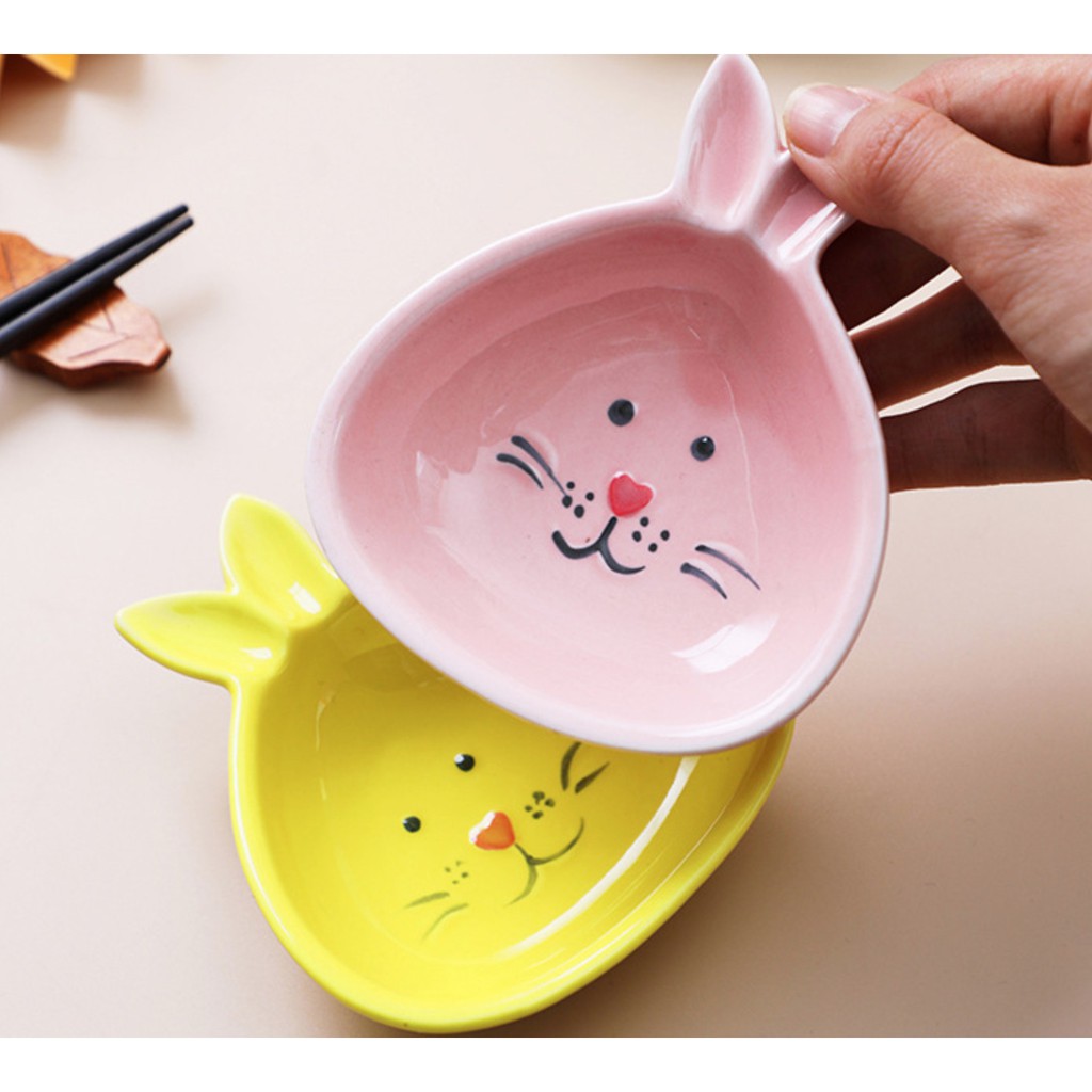 Bát sứ ăn dặm thỏ baby siêu cute - Cao cấp