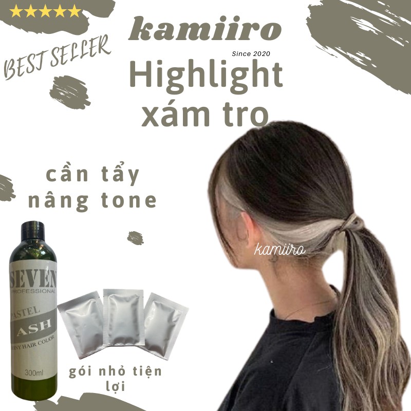 [ASH] THUỐC NHUỘM TÓC THỰC VẬT THẾ HỆ MỚI NHUỘM HIGHLIGHT NHUỘM HIDDEN CHUẨN XINH KAMIIRO