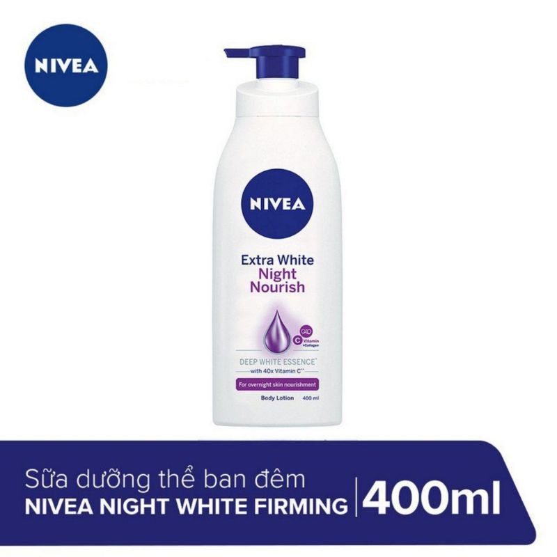 Bộ đôi sữa dưỡng thể trắng da Nivea Ngày và Đêm