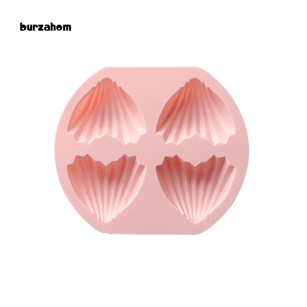 Khuôn silicon 4 ngăn hình trái tim để làm xà phòng