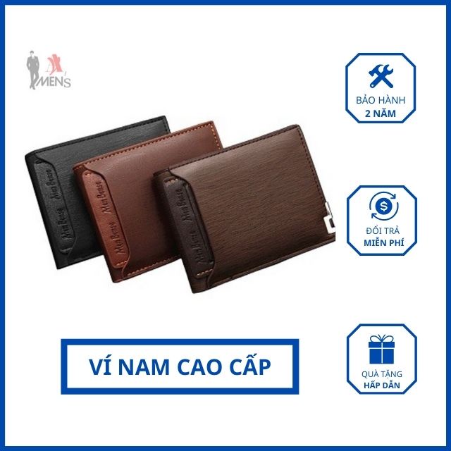Ví nam, bóp nam cao cấp phong cách hàn quốc bảo hành 2 năm