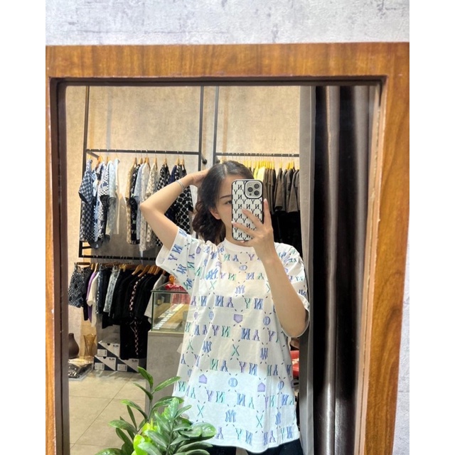 Áo NY trắng phối