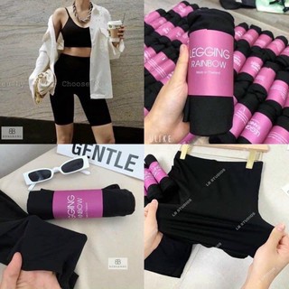 Quần Legging Lỡ Trên Gối Chất Dày  Dặn Siêu Dãn Nữ