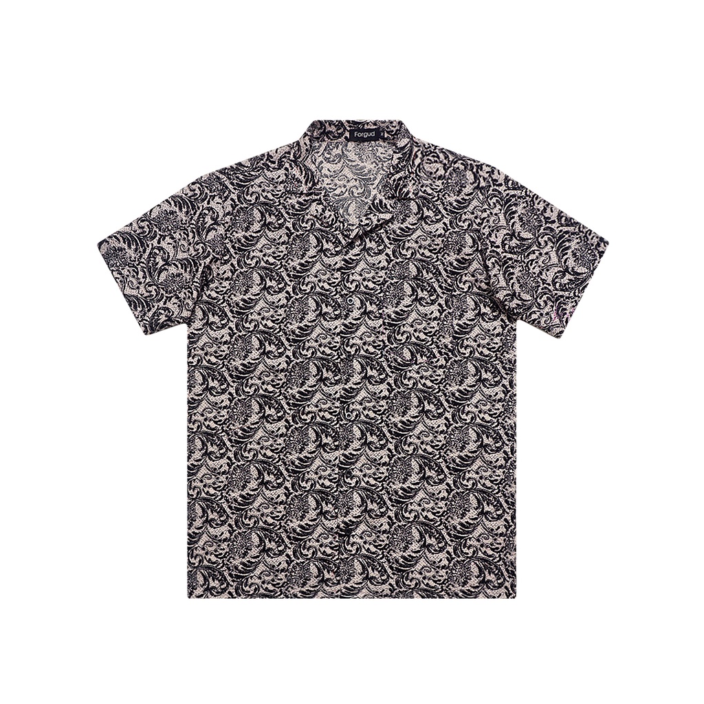SƠ MI HOA VĂN ĐEN FORGUD / FLORAL SHIRT