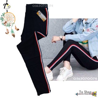 Quần legging nữ - thun nữ ôm body viền Td [ảnh + video thật]