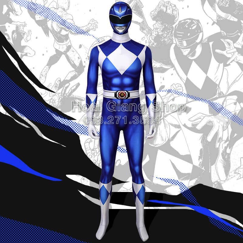 Trang phục hoá trang 5 anh em siêu nhân - POWER RANGER (XANH LÁ) hàng chất lượng, và kiểu dáng đẹp theo người mặc.