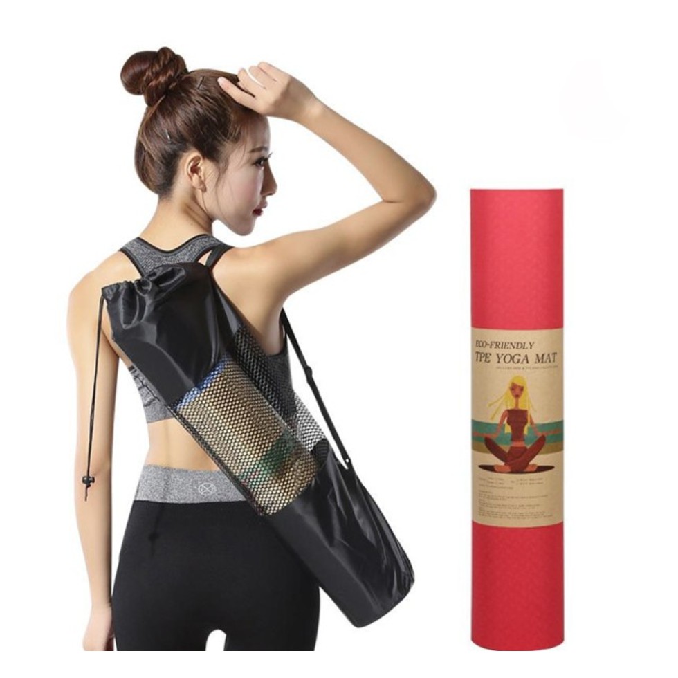 [FREESHIP❤️]THẢM TẬP YOGA ❤️THẢM TẬP GYM TPE 6MM 2 LỚP