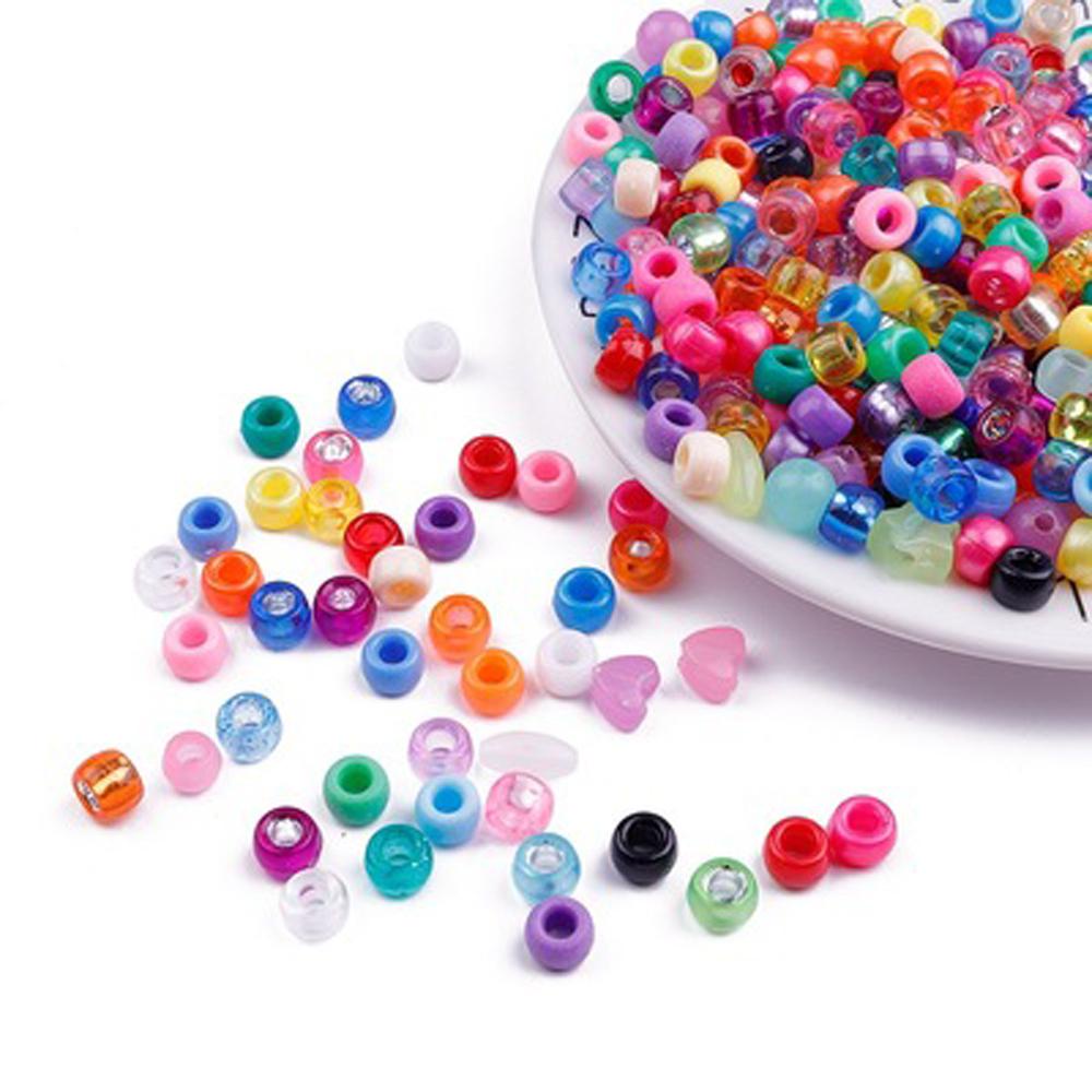 Vòng Cổ Ống Đan Móc Thủ Công Nhiều Màu Sắc Phát Sáng Thời Trang