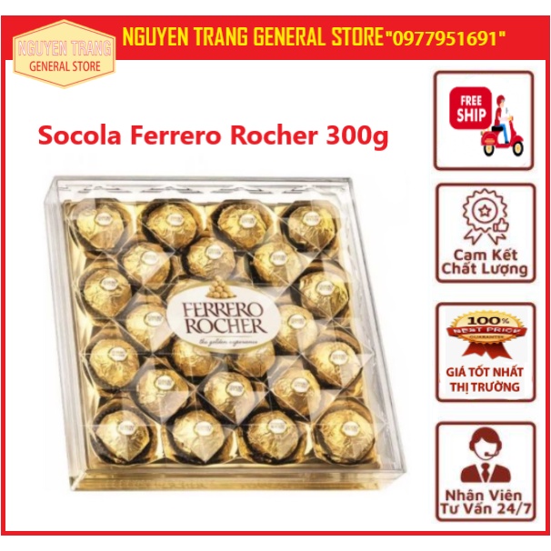 Hộp Socola Ferrero Rocher 300g