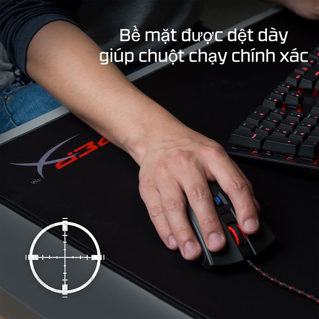 Tấm lót chuột gaming Kingston HyperX FURY S Gaming Mouse Pad - Hàng Chính hãng