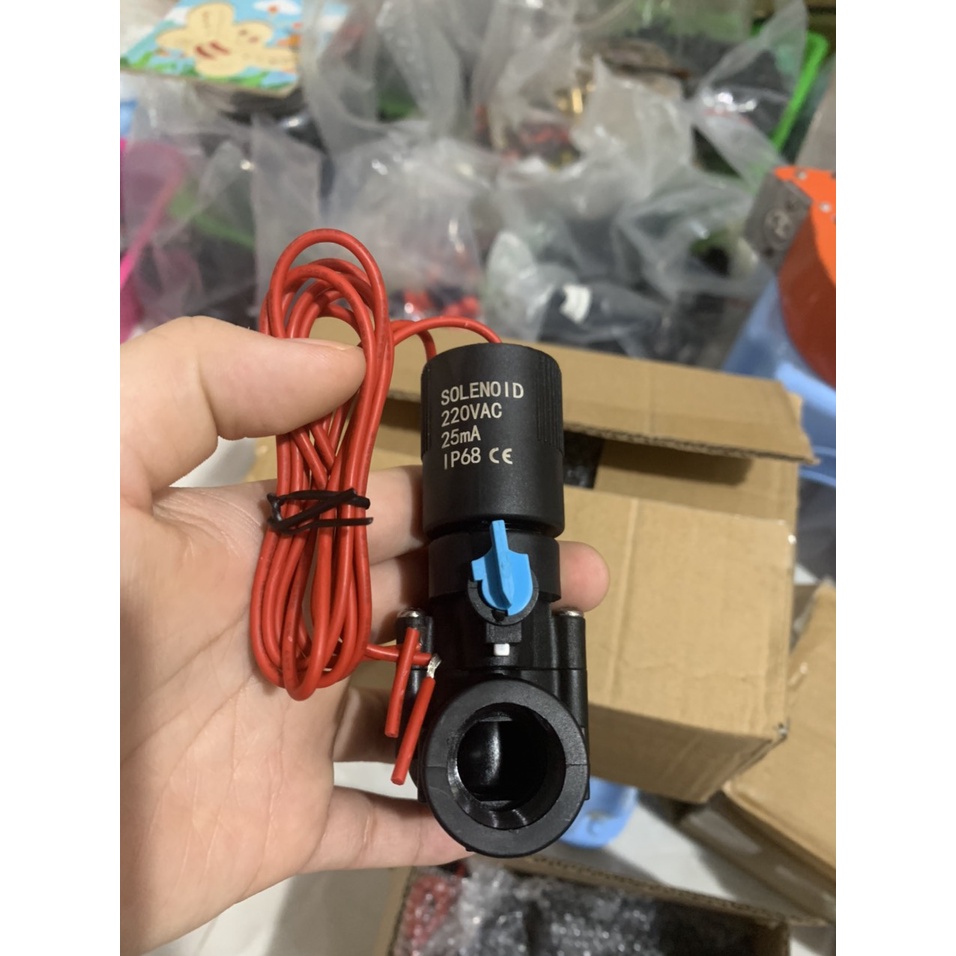 Van điện từ ngoài trời phi 21mm bằng nhựa chất lượng cao - Hàng loại 1