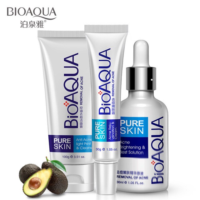 Combo 3 món lành mụn Bioaqua