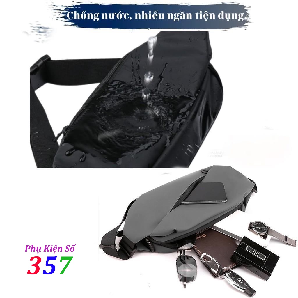 Túi đeo chéo Haoshuai chống nước thời trang phong cách PKS-1100-20