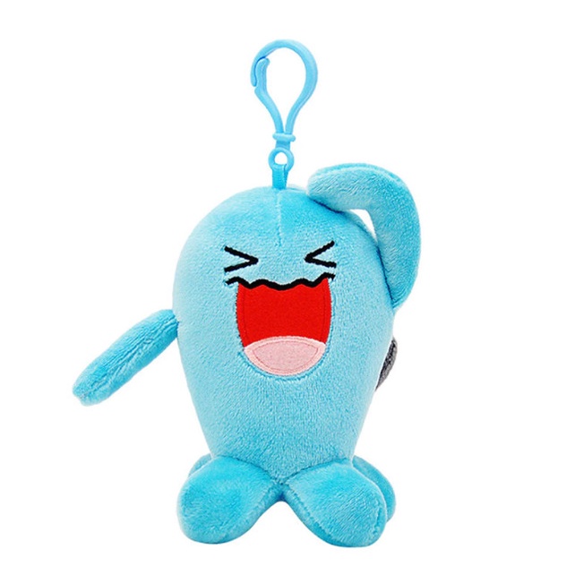 Móc Khóa Gấu Bông Pokemon Wobbuffet Xanh Vui Nhộn (12 Cm) MG60