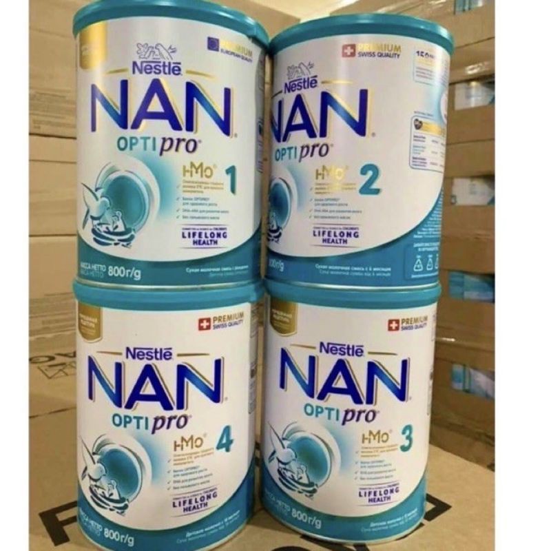 Sữa Nan Nga mẫu mới số 1,2,3 800g