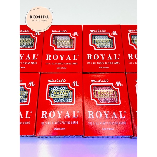 Bộ bài tây chất liệu nhựa Royal Đài Loan 100% Plastic - bài tây, bài nhựa