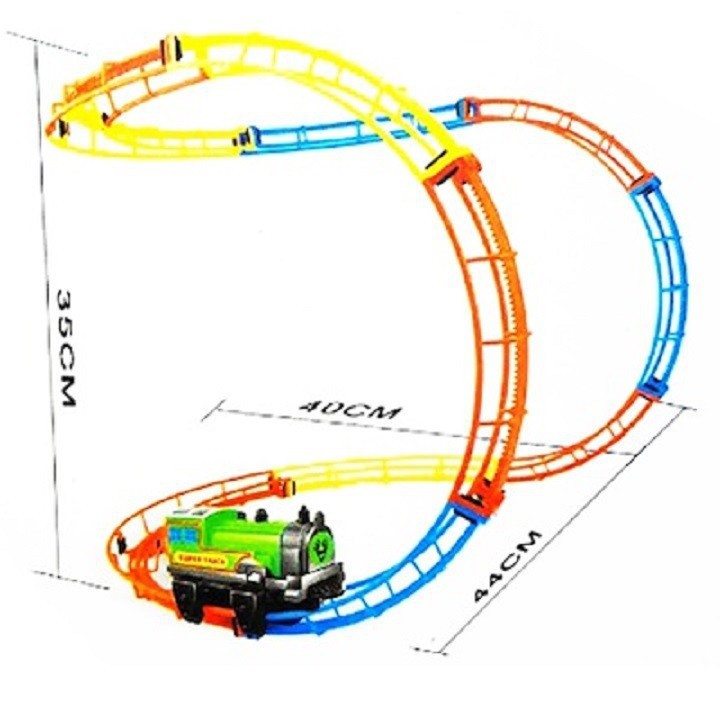 Đồ Chơi Tàu Lượn Nhào Lộn Thông Minh Cho Bé Yêu No.865
