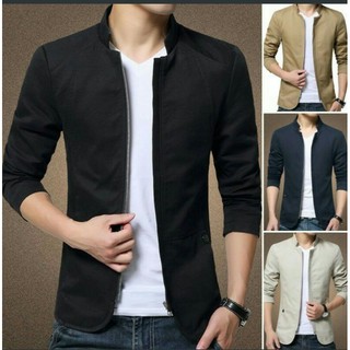 Áo Khoác Blazer Chất Liệu Cotton Thời Trang Cho Nam