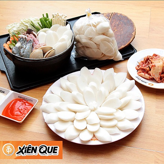 Bánh gạo cắt lát Jongcha 1kg Hàn Quốc