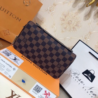 [Ảnh thật] Ví Clutch cầm tay LV SUPER VIP‼️fullbox, card, túi vải LOUIS VUITTON‼️ nam nữ đều dùng được