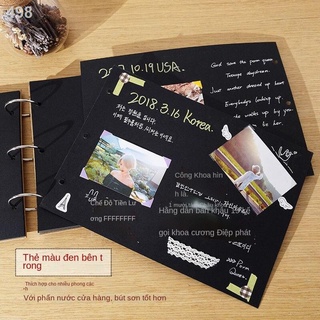 【Giá ưu đãi】Sổ lưu niệm giấy kraft lá rời trống tự làm Album ảnh cặp đôi sáng tạo này món quà du lịch lãng mạn