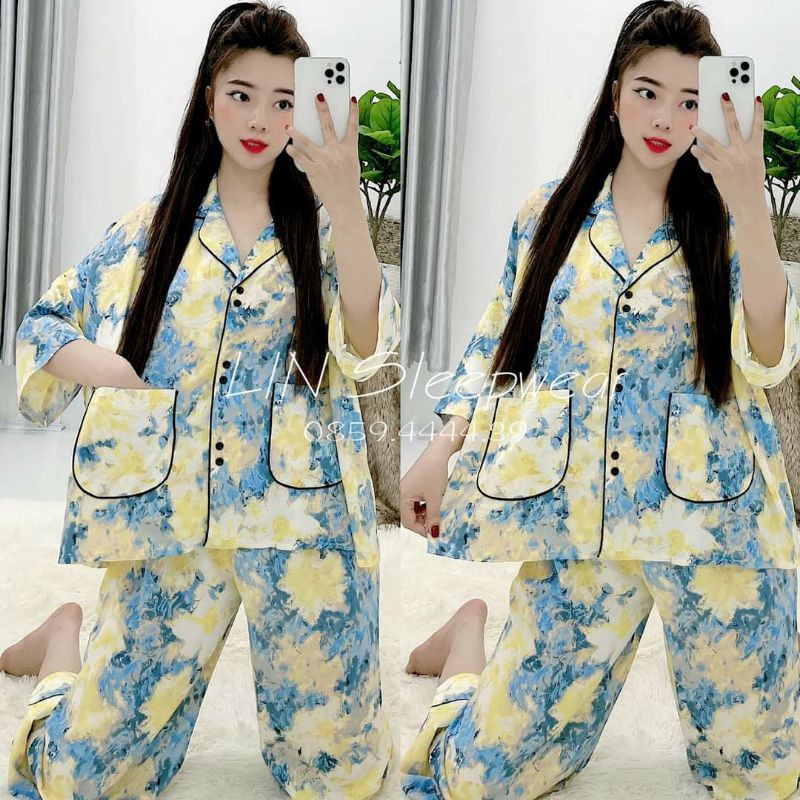 PIJAMA ĐỒ BỘ CAO CẤP CHẤT LỤA MAINGO CỰC XỊN MẪU THIẾT KẾ ĐỘC QUYỀN - SHOP DƯƠNG XUÂN