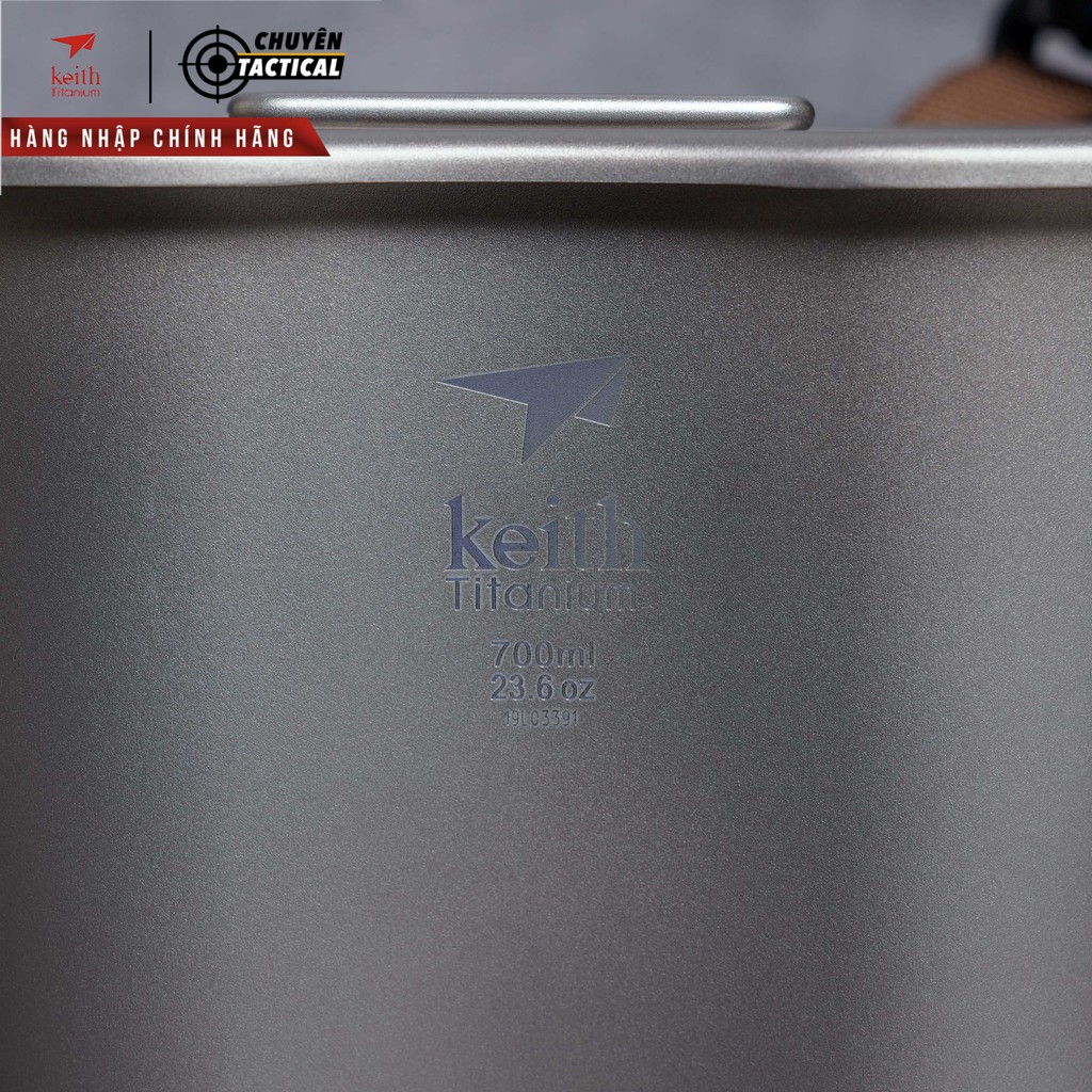 Keith Ti3060 - Bộ Bi Đông Titanium Mess Kit