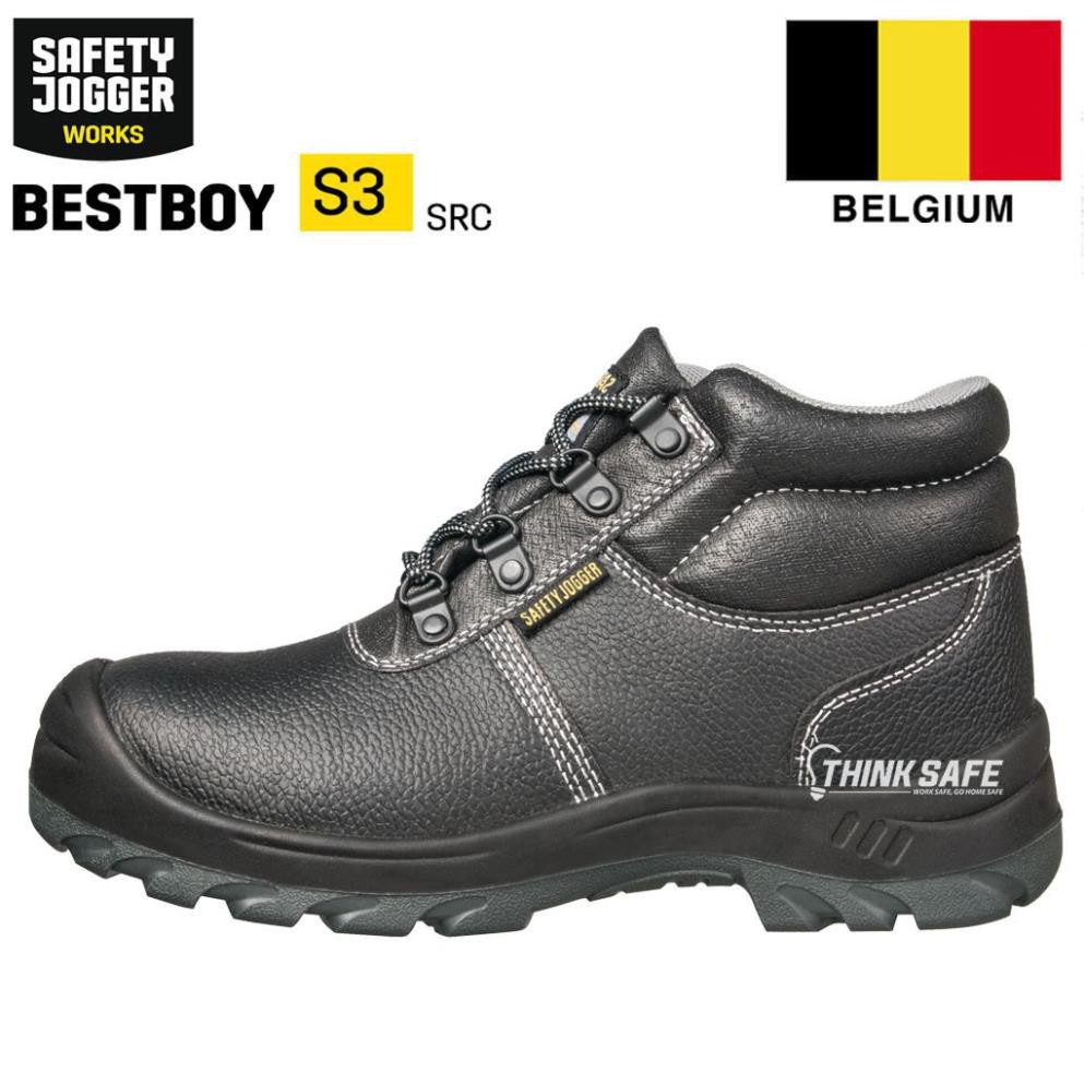 Giày bảo hộ lao động nam Jogger Bestboy S3 cổ cao, chống nước - Giày Safety Jogger chính hãng