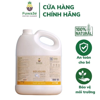 Nước rửa chén Fuwa3e, nước rửa bát hữu cơ hương dứa dung tích 3.8L an toàn cho da của bé