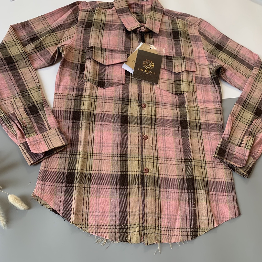 Sơ Mi Dài Tay Nam Kẻ Sọc Màu Đơn Giản Lịch Lãm SM27P