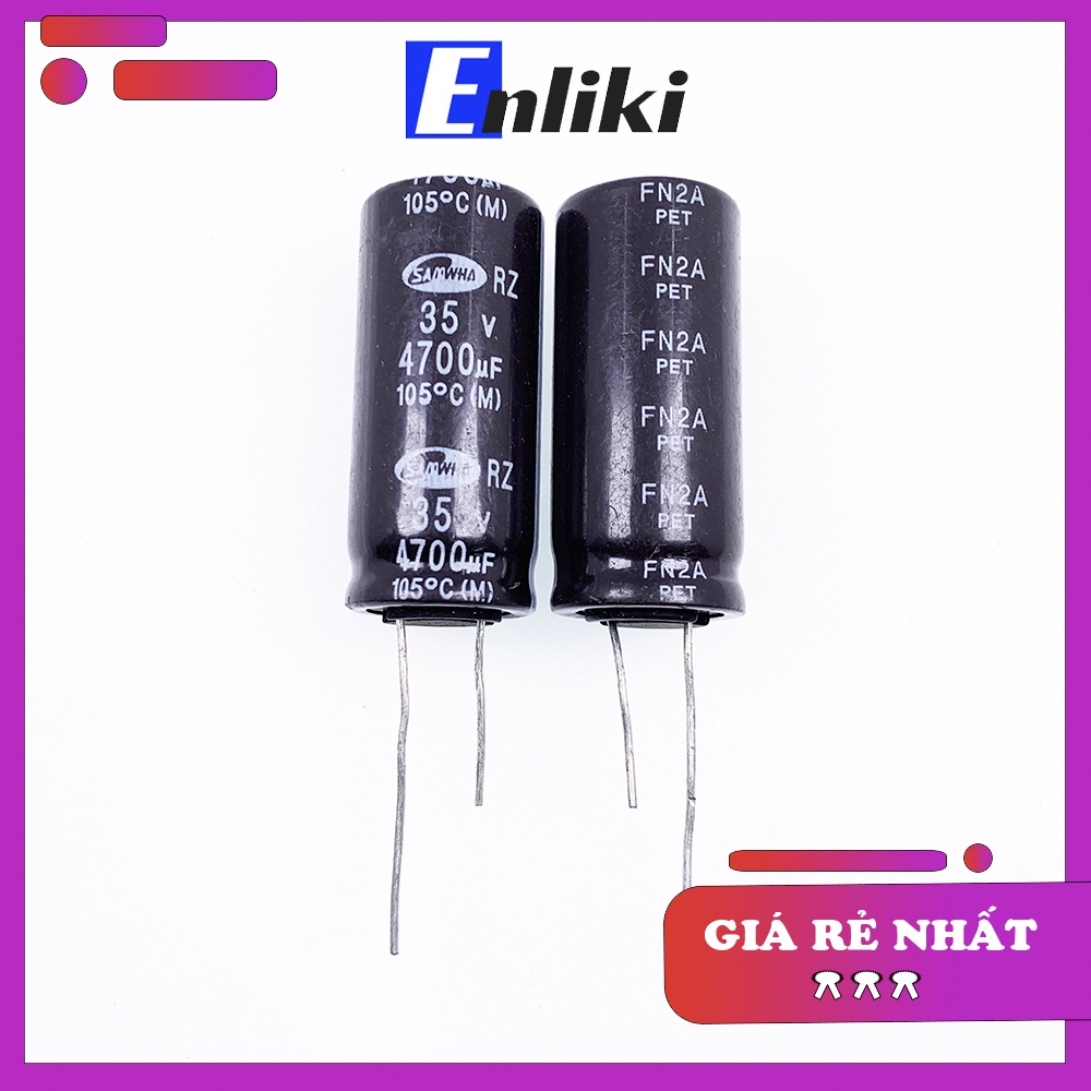 Tụ Hóa 4700uF 35V SAMWHA 18x40mm