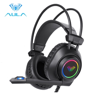 Tai nghe chụp tai aula s600 chuyên game có đèn led