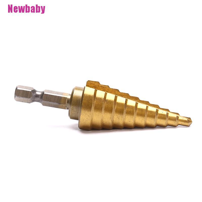 Mũi khoan lỗ hình nón chân lục giác 4-22MM HSS bằng titan