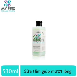 Sữa tắm SOS xanh lá chuyên chăm sóc lông giúp lông mềm mượt - Sữa tắm SOS xanh lá 530ml