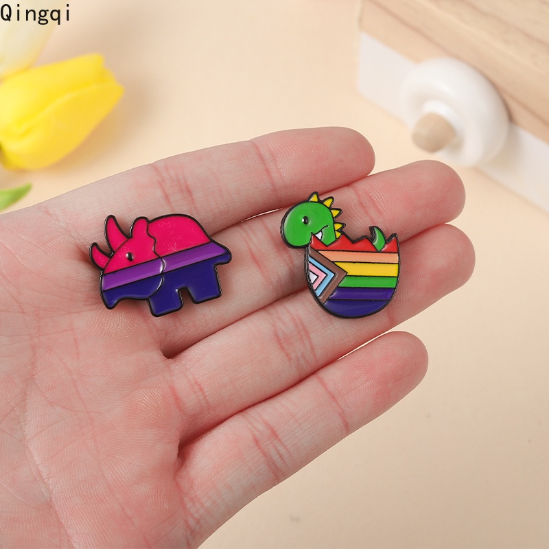 Ghim cài áo Miss Zoe hình khủng long nhỏ dễ thương nhiều màu sắc dành cho bé