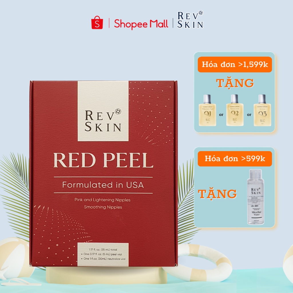 Kem Bôi RevSkin Bộ Peel Thâm Nhũ Hoa Tại Nhà Red Pee 50gr