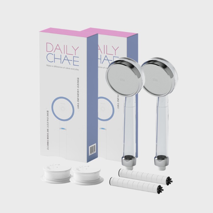 Vòi Sen Tắm Cao Cấp DAILY CHAE Lọc Nước Và Cung Cấp Vitamin Dưỡng Sâu Lưu Hương Thơm Cho Làn Da - Nhập Khẩu Hàn Quốc