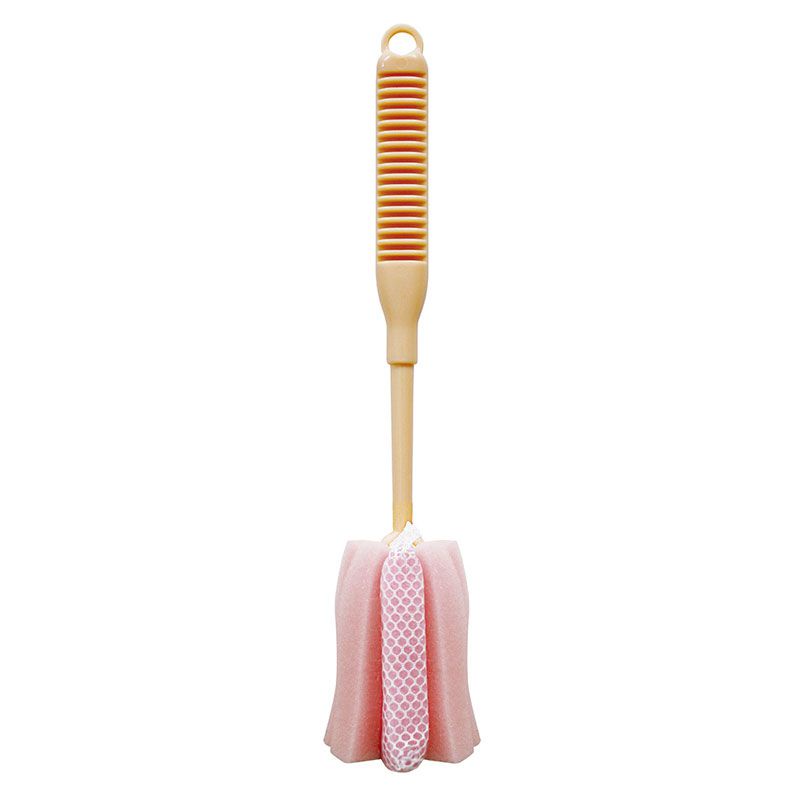 Cây rửa bình sữa Kokubo có độ dài 28cm, đầu mút dùng để cọ, rửa bình cho bé hàng Nhật nội địa - Konni39 Hải Châu