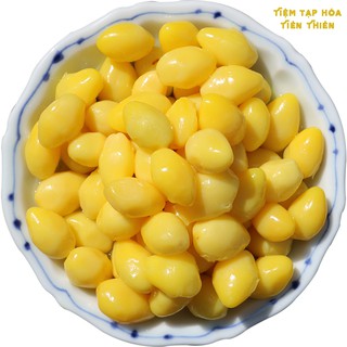 Gói 500g Hạt Bạch Quả Tươi bóc vỏ sẵn, hút chân không, hạt siêu to, vàng ươm