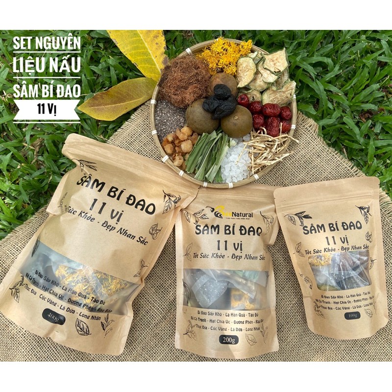 Set Nguyên Liệu Nấu Sâm Bí Đao Mix 11 Vị