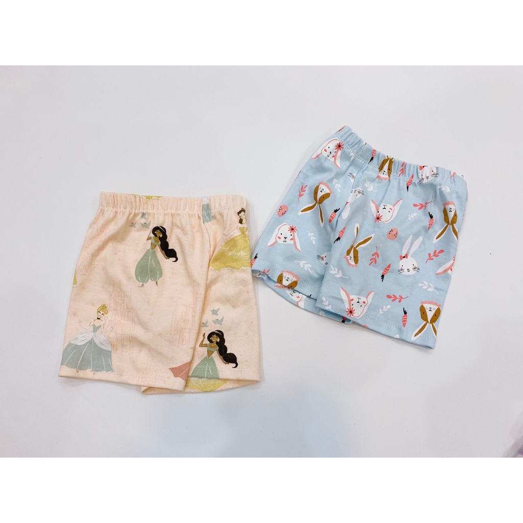 Quần chục cho bé, Quần đùi cho bé trai bé gái chất cotton bozip mềm mịn thoáng mát size từ 6 đến 17kg
