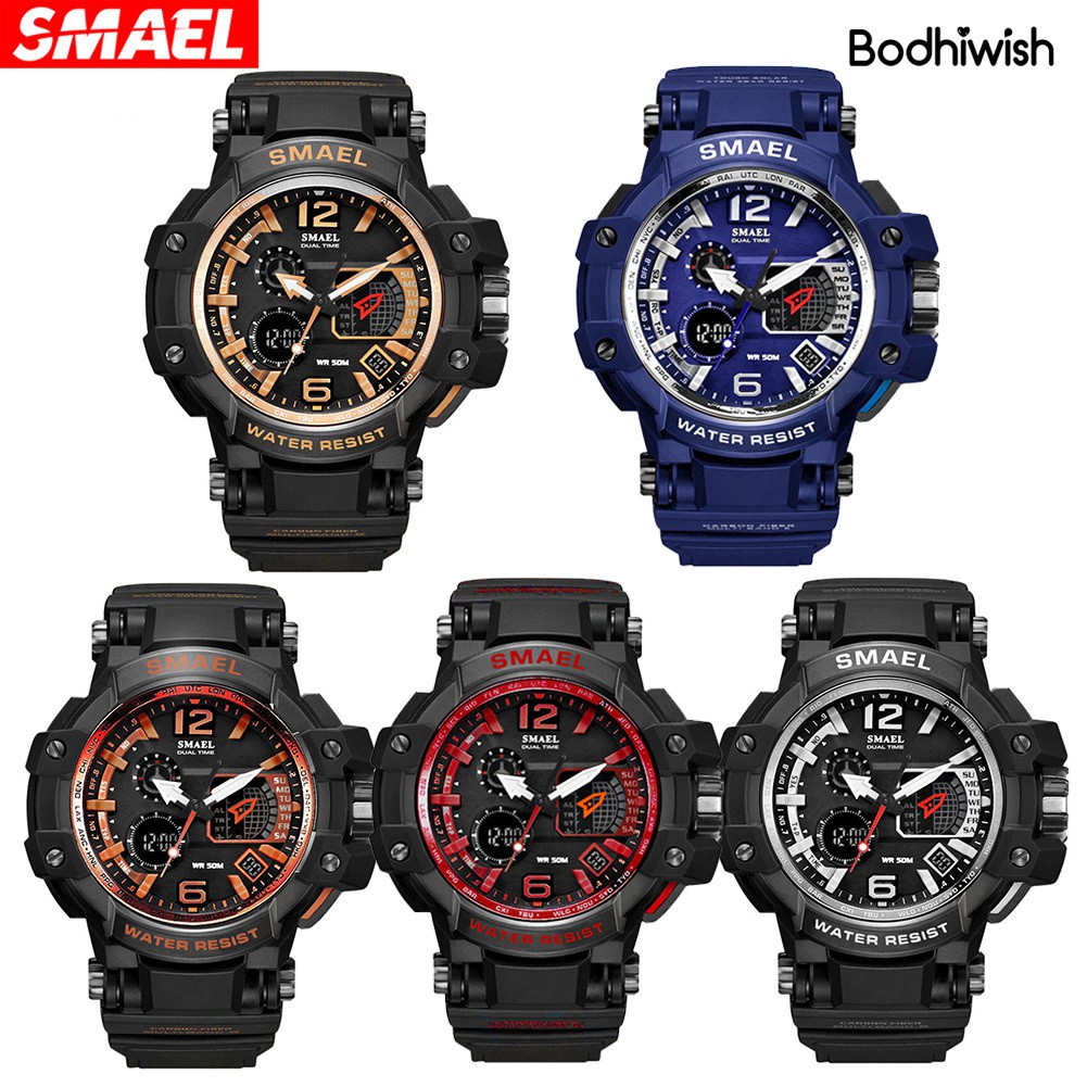 SMAEL Đồng Hồ Đeo Tay Chống Thấm Thời Trang Dành Cho Nam