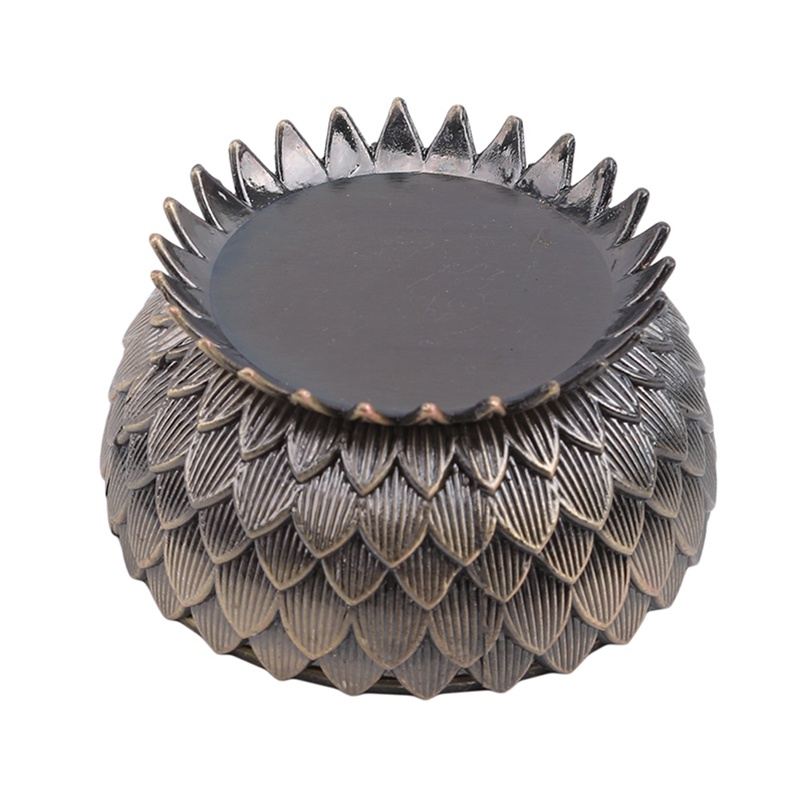 Đế Đốt Trầm Hương Bằng Hợp Kim Hình Hoa Sen Độc Đáo