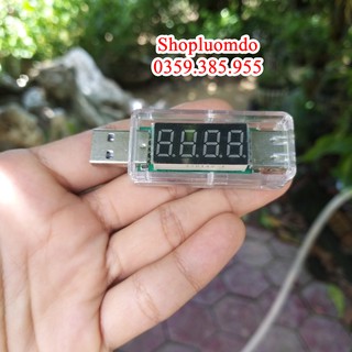 USB sạc vôn kế mini đo dòng điện thoại